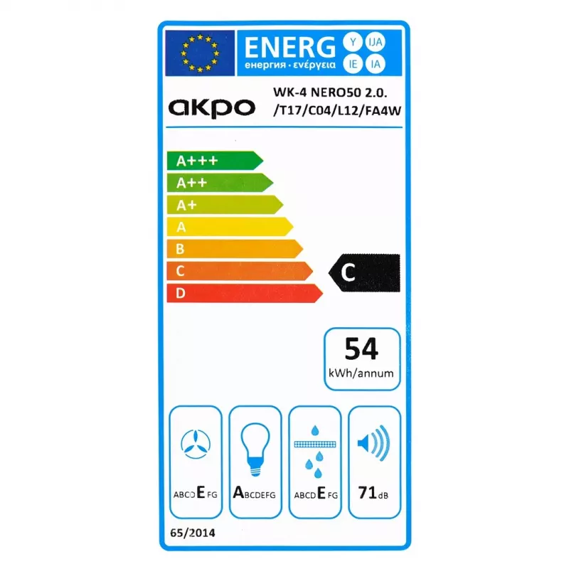 AKPO WK-4 Black LINE 2.0 60 preto T300 LED exaustor linear/atuador