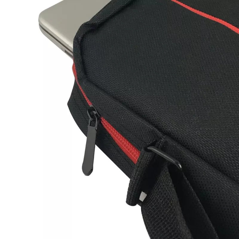 Mala top loader Esperanza SALERNO 39,6 cm (15,6) preta, vermelha