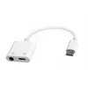 Adaptador de cabo Gembird A-CM-3.5FP-01 — CDLA USB Type-C para 4 pinos 3,5 mm