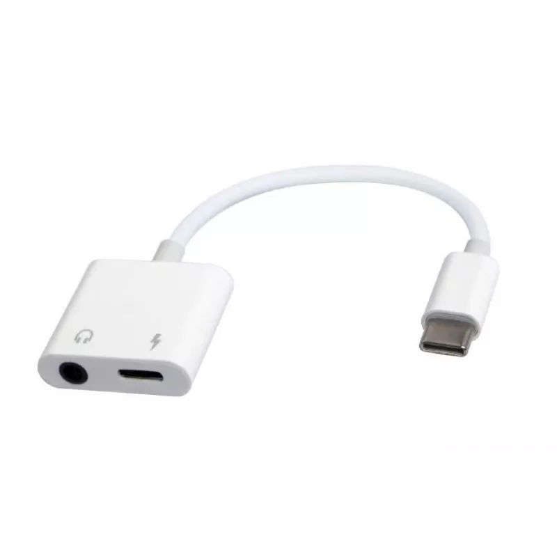 Adaptador de cabo Gembird A-CM-3.5FP-01 — CDLA USB Type-C para 4 pinos 3,5 mm