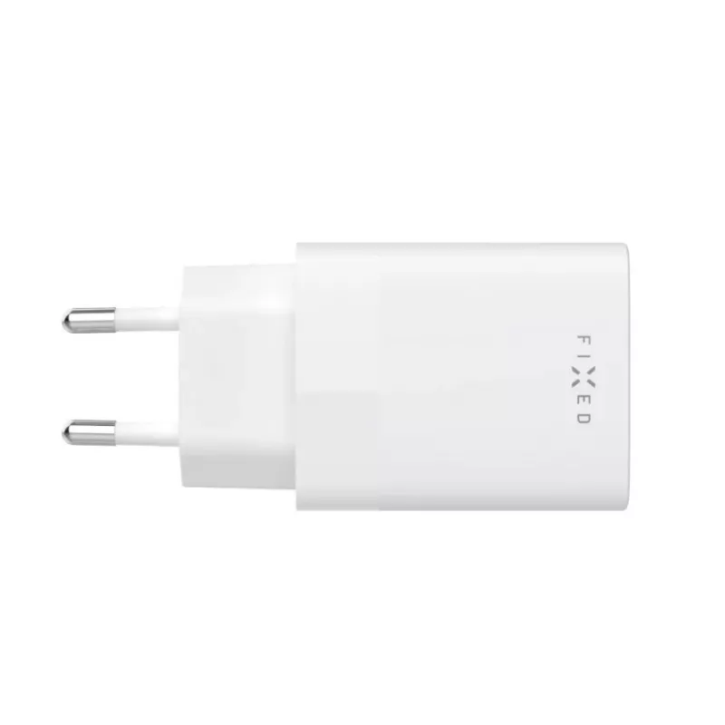 Carregador de viagem USB-C FIXED FIXC30N-C-WH — fonte de alimentação USB-C compacta de 30W, carregamento rápido de porta única