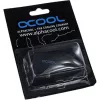 Terminal de ligação Alphacool HF TEE T redondo G1/4 - Deep Black (17030)