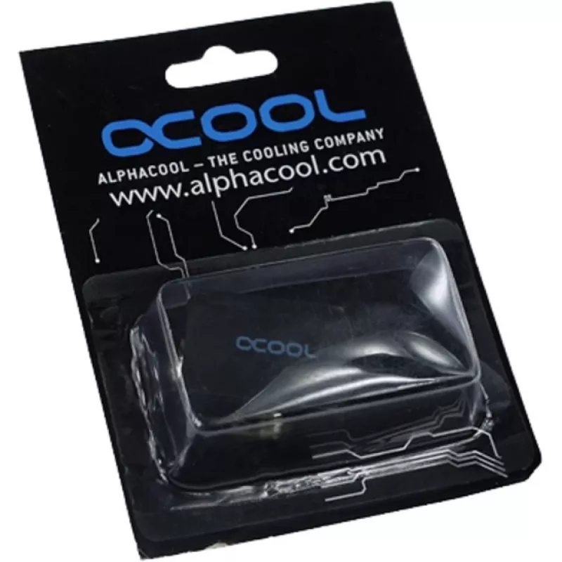 Terminal de ligação Alphacool HF TEE T redondo G1/4 - Deep Black (17030)
