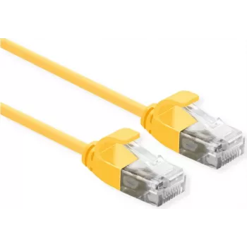 Cabo de rede ROLINE 21.15.3922 amarelo 0,5 m Cat6a U/UTP (UTP) (21.15.3922)