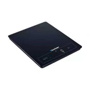 Balança de cozinha eletrónica BLAUPUNKT FKS701 — vidro temperado, 15 kg, precisão de 1 g, ecrã tátil