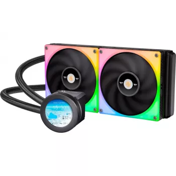 Sistema de refrigeração líquida para processador Thermaltake TOUGHLIQUID Ultra 280 RGB - (para: LGA1156, AM2, AM2+, AM3, LGA1155, AM3+, LGA2011, FM1, FM2, LGA1150, LGA2011-3, LGA1151, AM4, LGA206