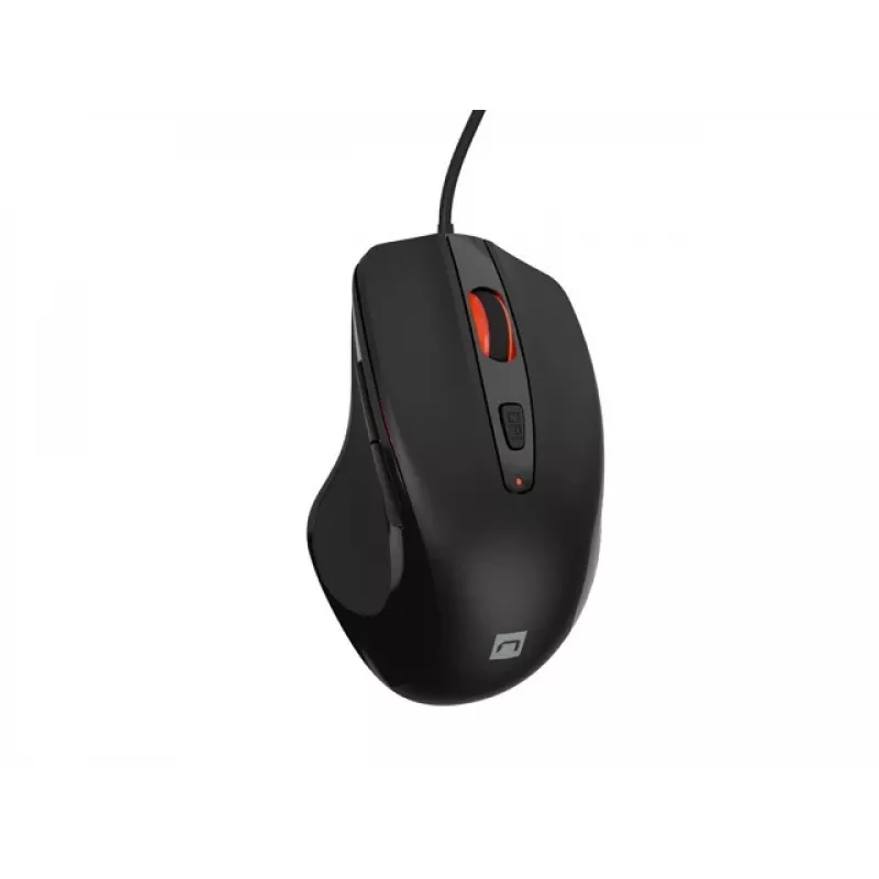 Rato ótico com fios NATEC NMY-2047 USB Type-A, 4000 DPI, 6 botões, para destros, retroiluminação