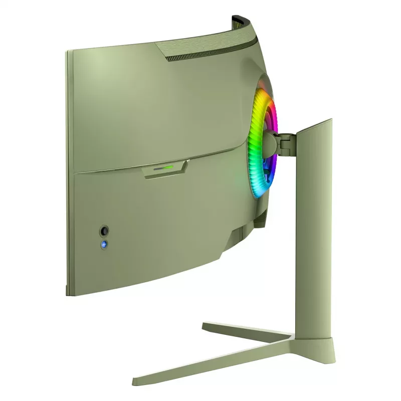 Monitor de computador curvo Arozzi Nova 49 polegadas (124,5 cm) Dual QHD 5120×1440 LED VA, 4 ms, Verde