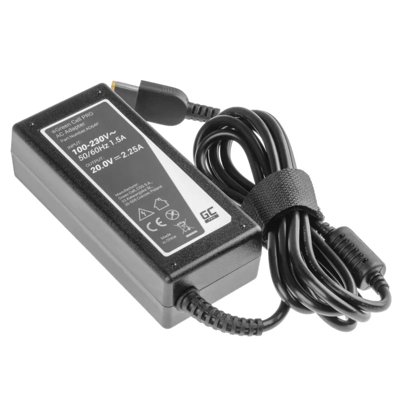 Green Cell AD64P fonte de alimentação/transformador para interiores 45 W preto