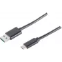 Cabo USB S/CONN 14-10006 USB 3.2 Gen 1 1 m USB A USB C preto