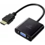 Adaptador de cabo Renkforce RF-4531578 HDMI VGA - 3,5 mm preto (RF-4531578)