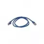 Wentronic Goobay cabo de rede CAT 5e, F/UTP, azul, 1 m - mistura de cobre CCA (50158)
