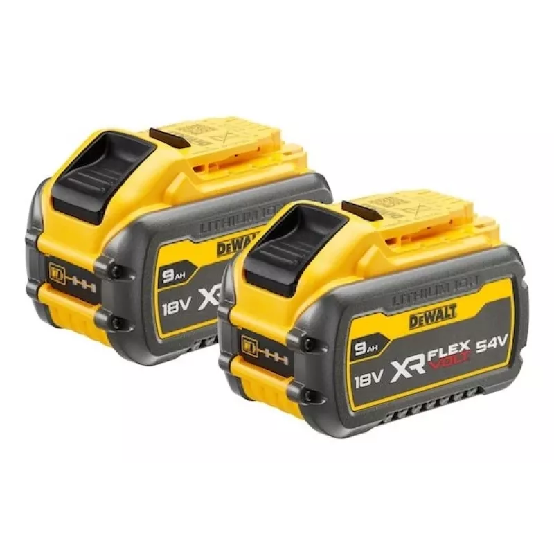 Pack de baterias DeWalt DCB547 18V/54V 9,0Ah e 3,0Ah, 2 unid.