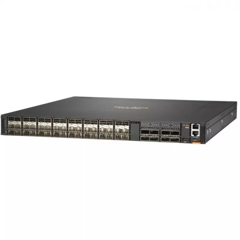 HPE - série Aruba - switch - 8325-48Y8C - L3 - gerido - 48 x 10/25 Gigabit SFP+ / SFP28 + 8 x 40/100 Gigabit QSFP+ / QSFP28 fluxo de ar da frente para trás