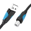 Cabo de impressora Vention VAS-A16-B1000 preto