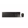 CHERRY DW 9100 SLIM teclado e rato incluídos universal RF sem fios + Bluetooth checo, eslovaco preto