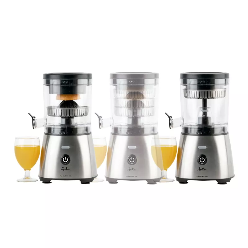 Espremedor de laranjas automático Jata JEEX1616 – espremedor de citrinos de bancada para laranjas e frutas semelhantes