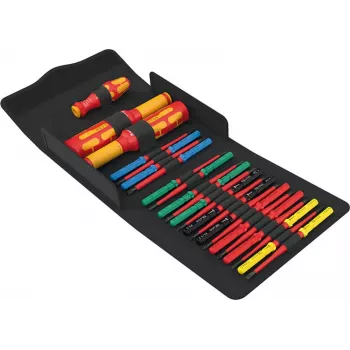 Conjunto de ferramentas de mecânico Wera 05006633001 23 ferramentas vermelho amarelo