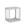 Armário de parede 19 polegadas Alantec 12U 600x450 mm, porta única de vidro, painéis traseiro e laterais completos removíveis, com fecho, 4 calhas de montagem, cinzento, embalagem plana