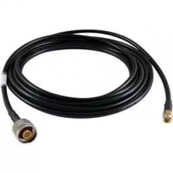 Cabo coaxial ALLNET ANT-CAB-RSMA-N-500 R-SMA tipo N 5 m preto