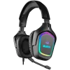 Headset gaming com microfone AP-U750MV, preto (USB, RGB)