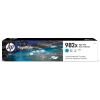 Cartucho original HP 982X alta capacidade ciano PageWide, ciano, 1 unid., 16000 páginas
