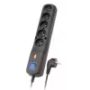 Lestar 5w Lv-530wa, protetor de sobretensão, 1,5 m, preto Lv-530w G-a K. Cz 1,5m