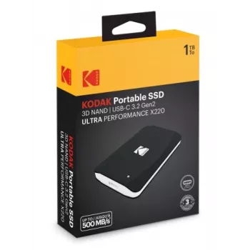 Unidade SSD Kodak 1TB portátil 2,5