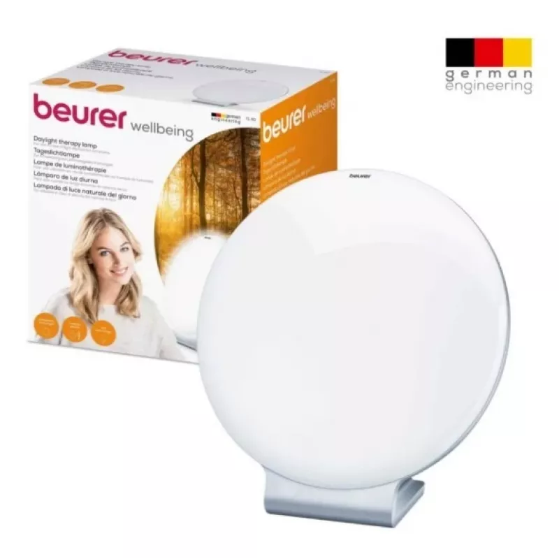 Lâmpada de luz do dia Beurer TL 50 60815 10000 Lux – simulador de luz do dia para fototerapia sazonal
