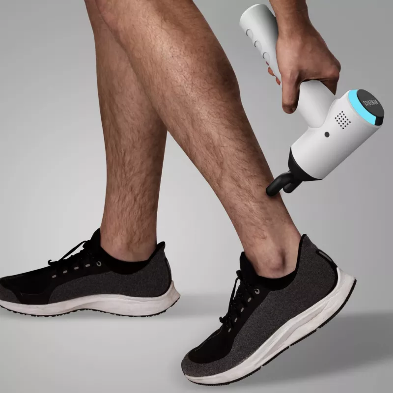 Pistola de massagem de percussão HoMedics PGM-150-EU — dispositivo portátil de terapia de percussão