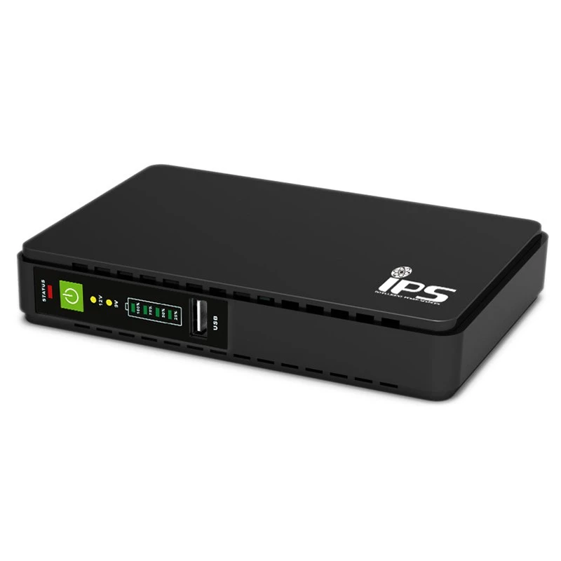 Fonte de alimentação MPL Power RouterUPS-30-PoE 30 W para interiores, 100–240 V, preto, 160×105×28 mm