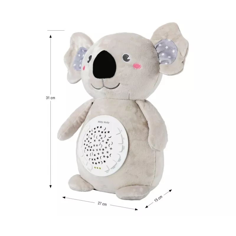 Brinquedo projetor de peluche milly mally Koala projetor peluche modelo 5661