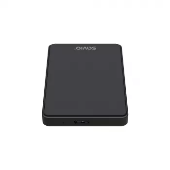 Caixa para disco rígido/SSD SAVIO AK-65 preto 2,5 polegadas SATA USB 3.0 5 Gbit/s Micro-USB