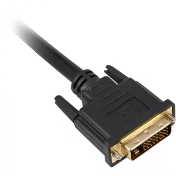 Cabo DVI Sharkoon DVI-D/DVI-D (24+1) 1 m
