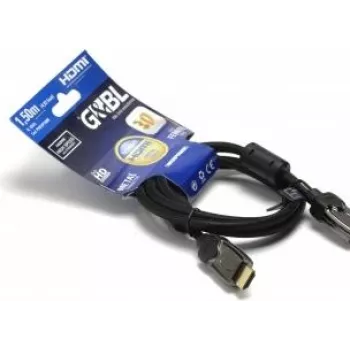 Cabo HDMI G&BL com Ethernet, ficha HDMI macho para ficha HDMI macho, 1,5 m, Blindado, Suporte 4K