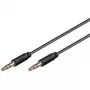 Wentronic Goobay Cabo de ligação jack 3,5 mm, 0,5 m – ficha jack 3,5 mm (3 polos, estéreo) > ficha jack 3,5 mm (3 polos, estéreo) (69116)