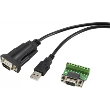 Renkforce Adaptador série USB 2.0 [1x ficha 2.0 A - 1x terminais de parafuso] (RF-4951528)