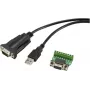 Renkforce Adaptador série USB 2.0 [1x ficha 2.0 A - 1x terminais de parafuso] (RF-4951528)