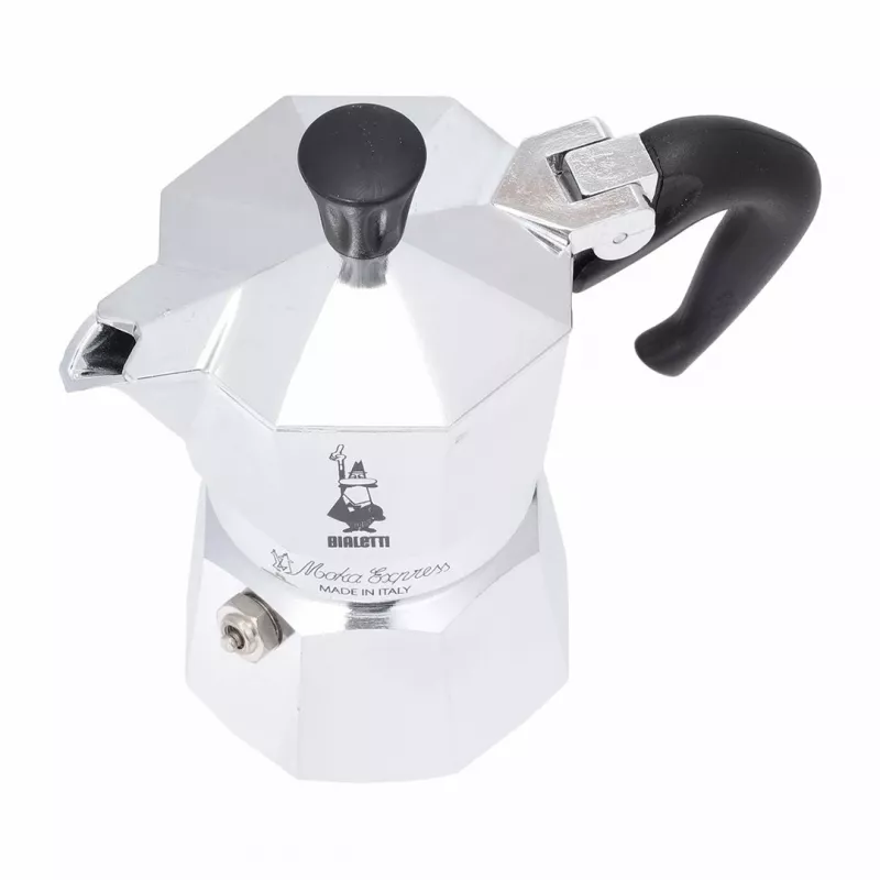 Cafeteira Moka Bialetti Moka Express 0,06 L alumínio, preto
