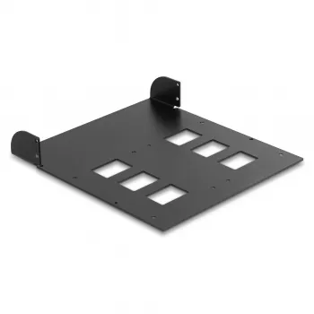 Moldura de montagem DeLOCK 5,25 polegadas moldura metálica para 2 x Mobile Rack 47011 47005