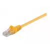 Cabo patch Wentronic Goobay CAT 5e, U/UTP, amarelo, 15 m - mistura de cobre CCA (68351)
