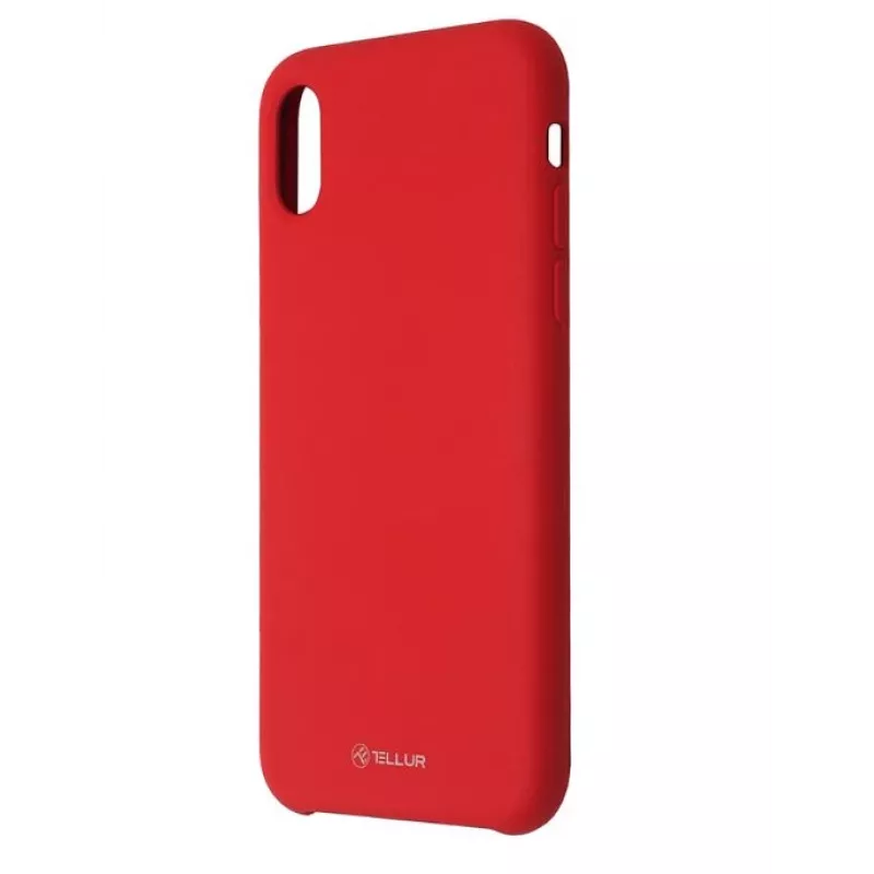 Capa para telemóvel Tellur Silicone Cover para iPhone XS — vermelho