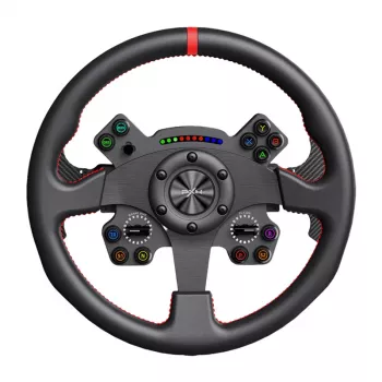 Volante de gaming PXN WCS R2 — volante de corrida compatível com force feedback para PC e consolas