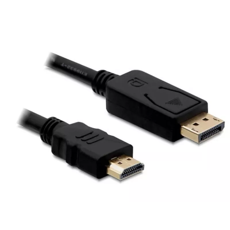 Cabo DisplayPort/HDMI DeLOCK 82586 1 m preto