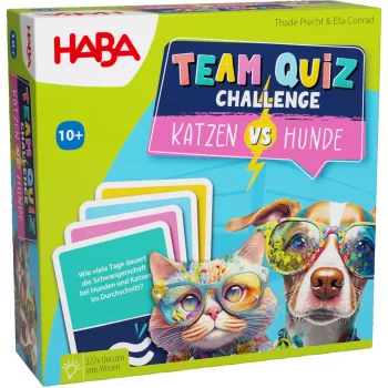 Team Quiz Challenge - Gatos vs. Cães, jogo de quiz