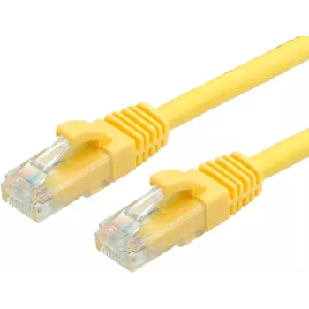 VALUE - cabo patch - RJ-45 (M) para RJ-45 (M) - 1,5 m - UTP - CAT 6a - moldado - amarelo, RAL 1004 (21.99.1482)
