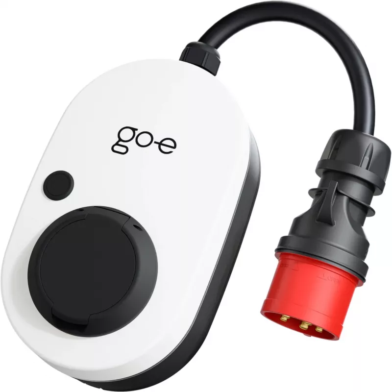 go-e Charger Gemini flex 22 kW wallbox móvel, 32 A CEE, branco