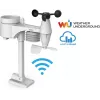 Sencor SWS 9898 Estação meteorológica Wi-Fi profissional com sensor 5-in-1, preta