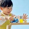 Conjunto de mota de brinquedo LEGO Duplo Polícia 10967 com rodas móveis e figura de polícia