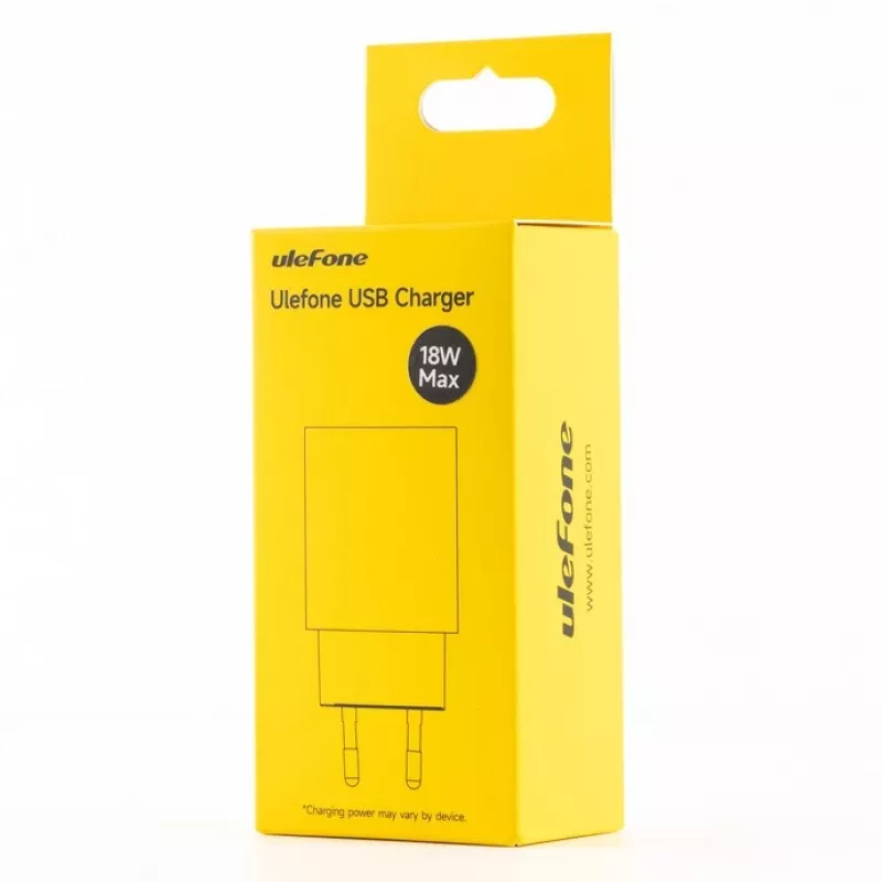 Carregador 18W para série Armor 15, 16, Pad Pro, Tab A11 — UleFone UF-CHAR-18WR